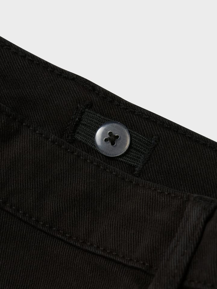 Name it Брюки из саржи NKFROSE WIDE TWILL PANT 5505-AX черного цвета — фото 4