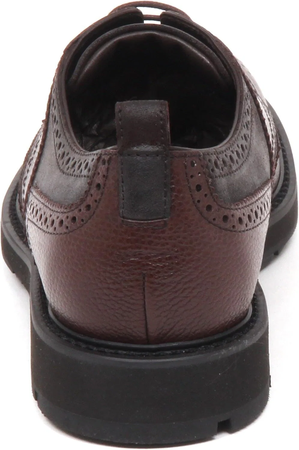 Мужские туфли Tod's E5124 Scarpa Uomo темно-коричневые Scarpe Nuovo Derby Bucature — фото 4