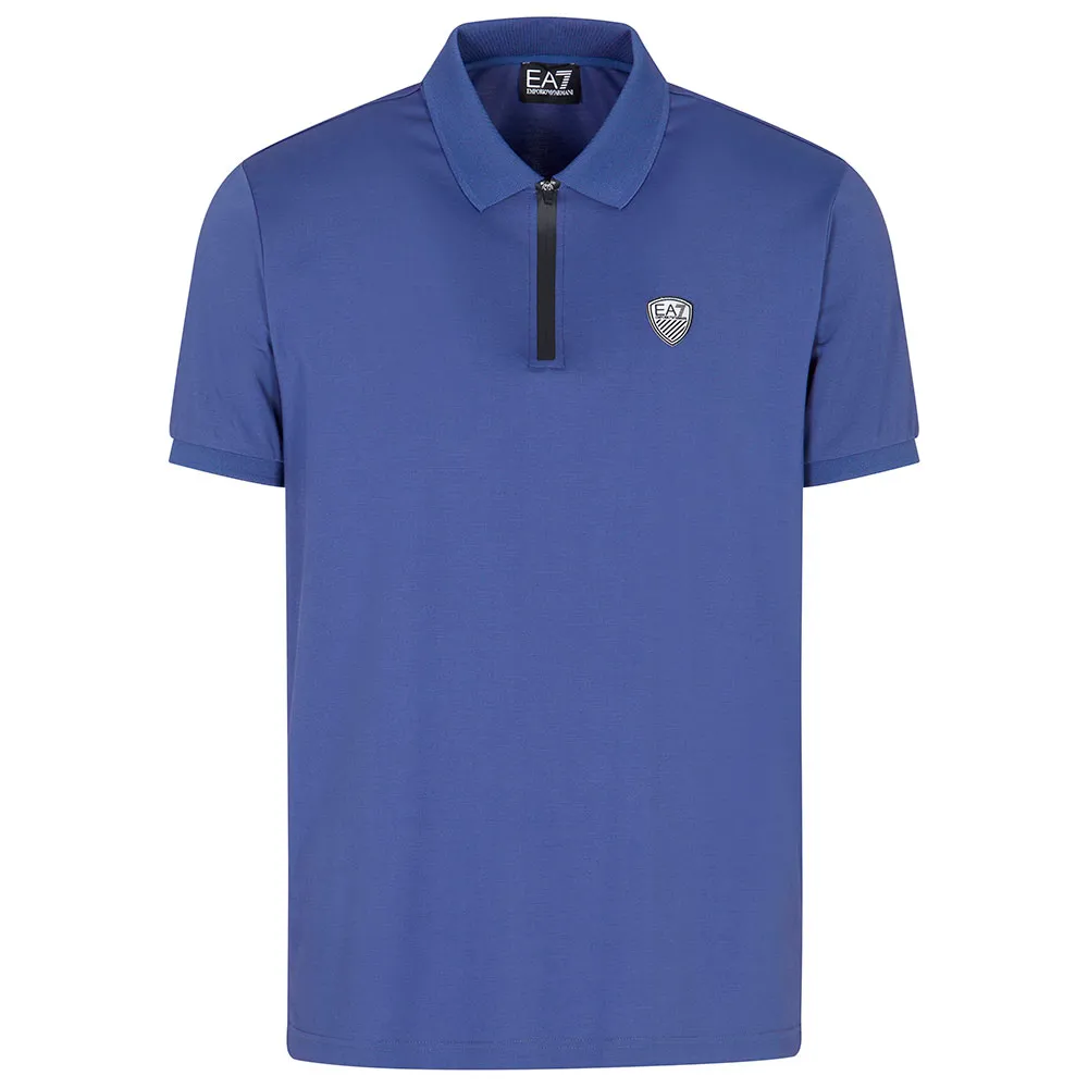 

Поло с коротким рукавом EA7 EMPORIO ARMANI Train Premium Shield Vi Pa CC, синий