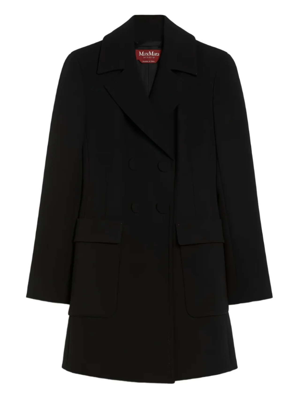 

Двубортное пальто Max Mara Eloisa, черный