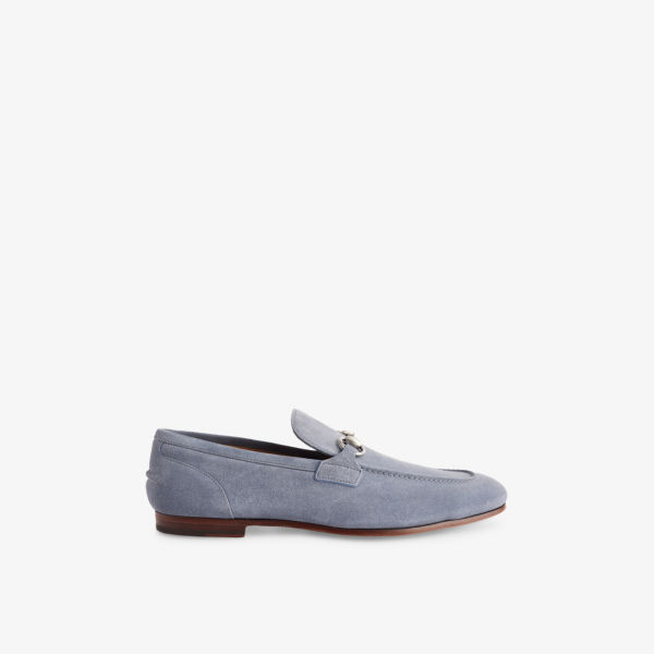 

Лоферы замшевые Gucci Jordaan, серый