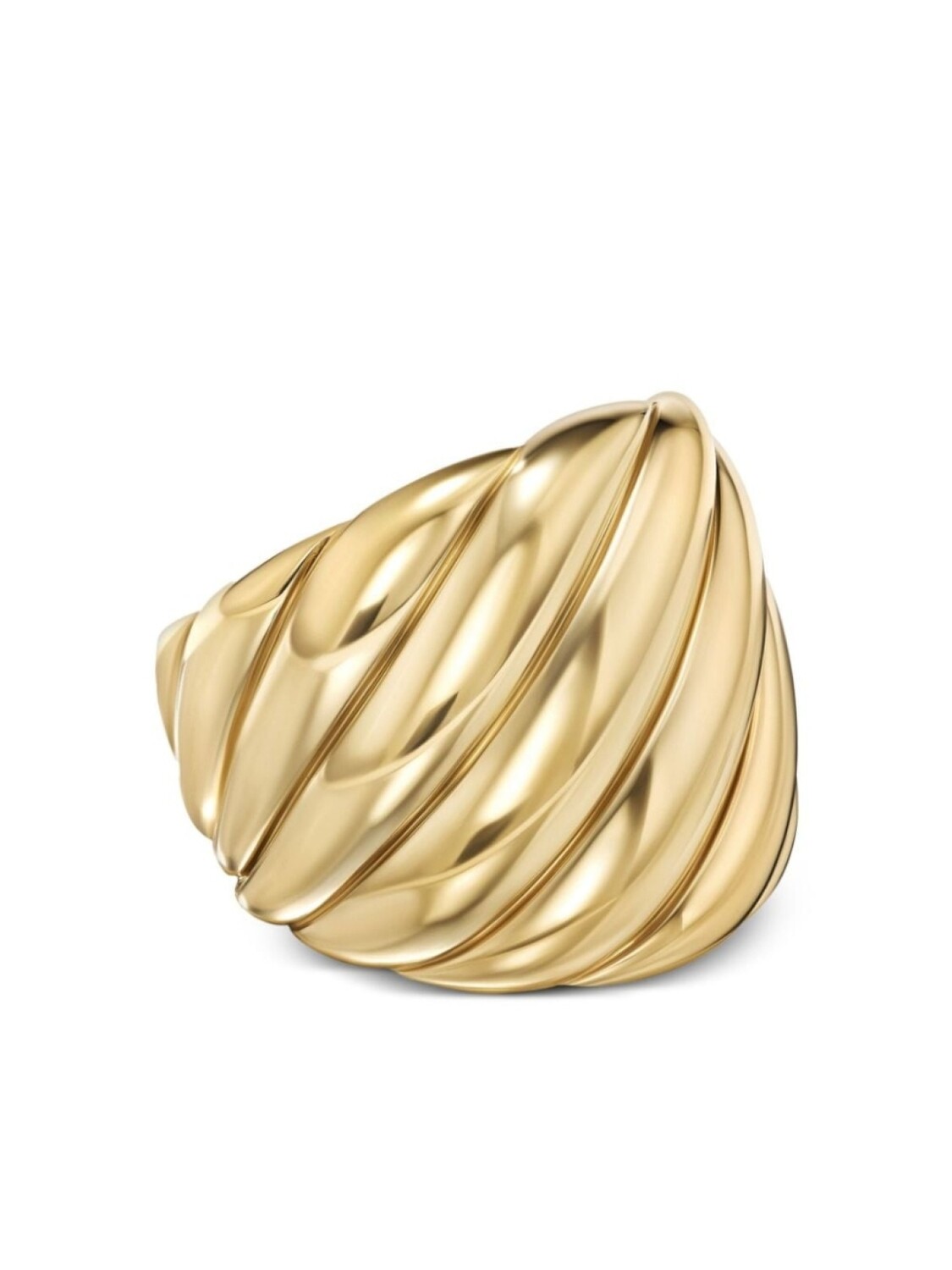 

Кольцо Sculpted Cable из желтого золота David Yurman, золотой