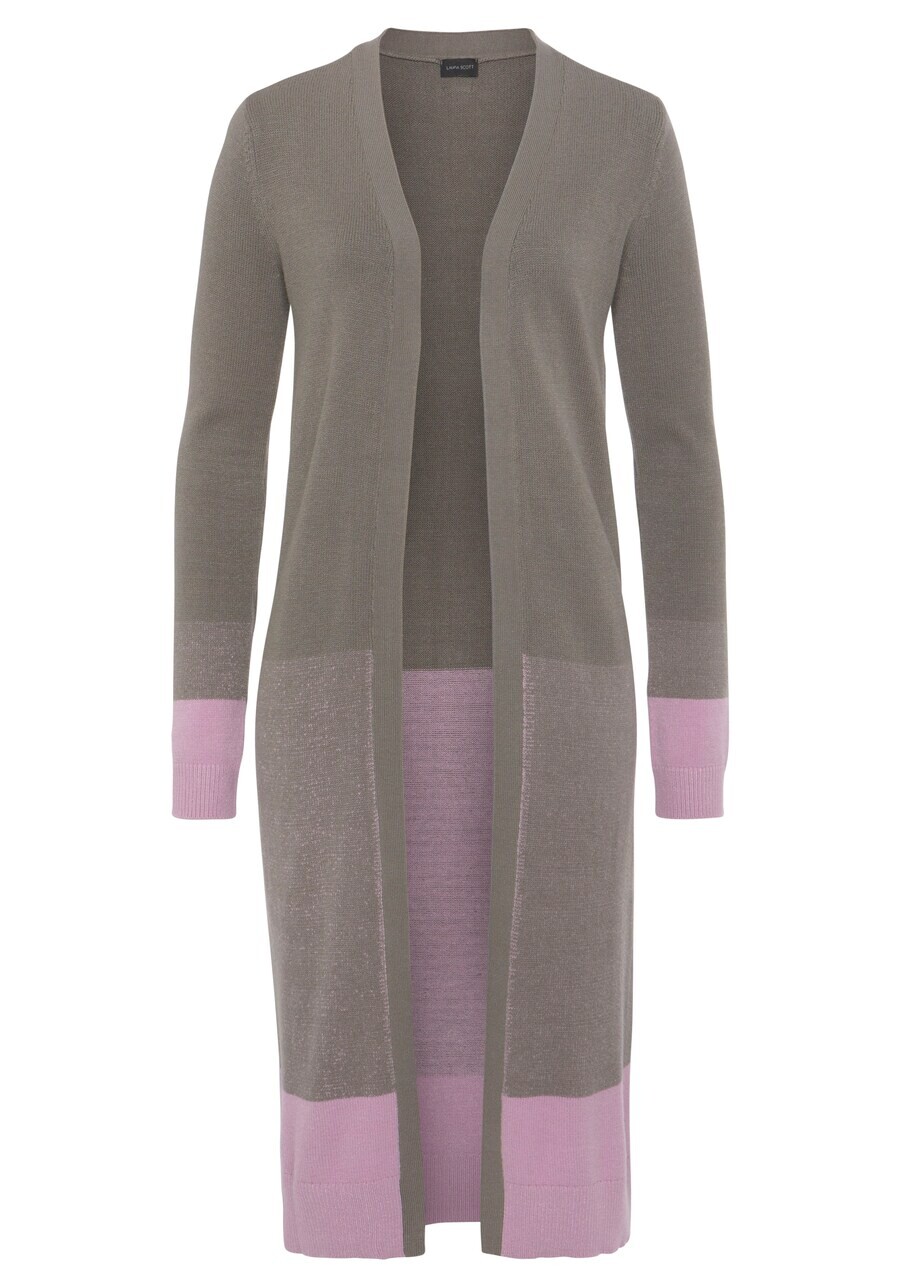 

Вязаный кардиган LAURA SCOTT Knit Cardigan, серо-коричневый