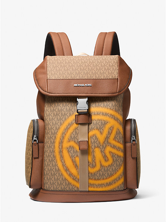 

Городской рюкзак с фирменным логотипом Купера Michael Kors, оранжевый