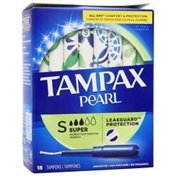 

Tampax Pearl тампоны Супер - без запаха 18 шт