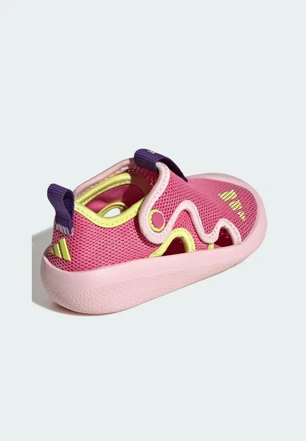 Кроссовки Adidas Sportswear Altaventure 3 slip ons, прозрачно-розовый, розовое слияние, лаймовый — фото 4