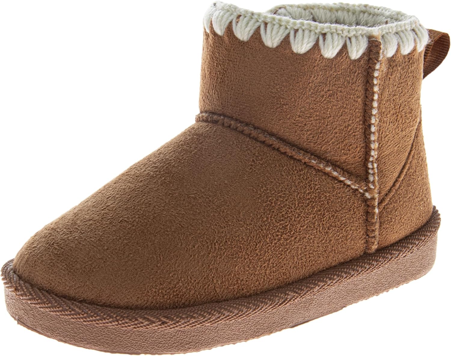 

Сапожки Avalanche для мальчиков и девочек, плюшевые, для детей, теплые зимние ботинки, размер 3-4 для младенцев / 5-10 для малышей / 11-12 для детей, Av-Chestnut