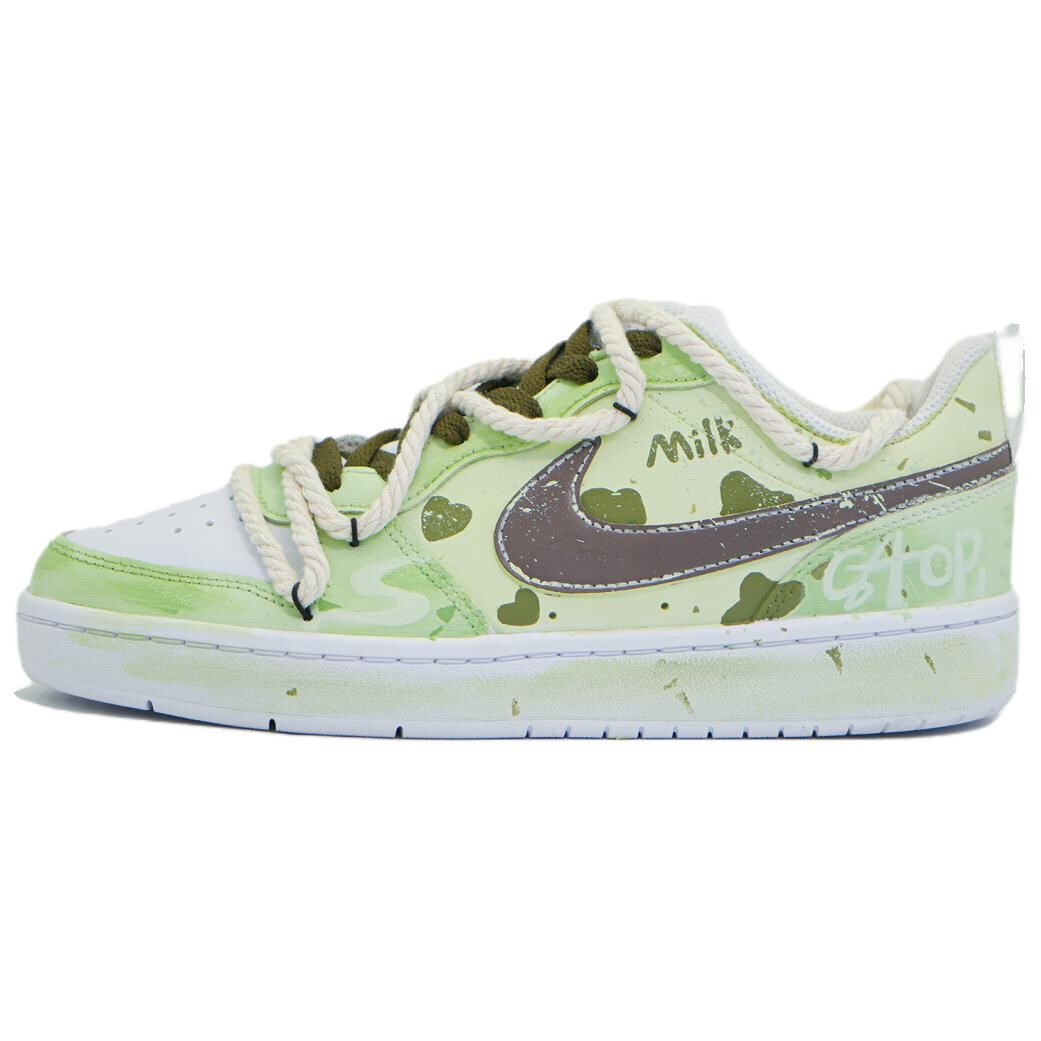 

Кроссовки Nike Court Borough 2 Skateboarding Shoes Women's Low-top Vanilla Green/Coffee Color, светло-зеленый