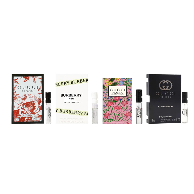 

GUCCI Набор образцов ароматов Dreamy Gardenia Joyful Green Scent, комплект из четырёх предметов, 1,5 мл*4