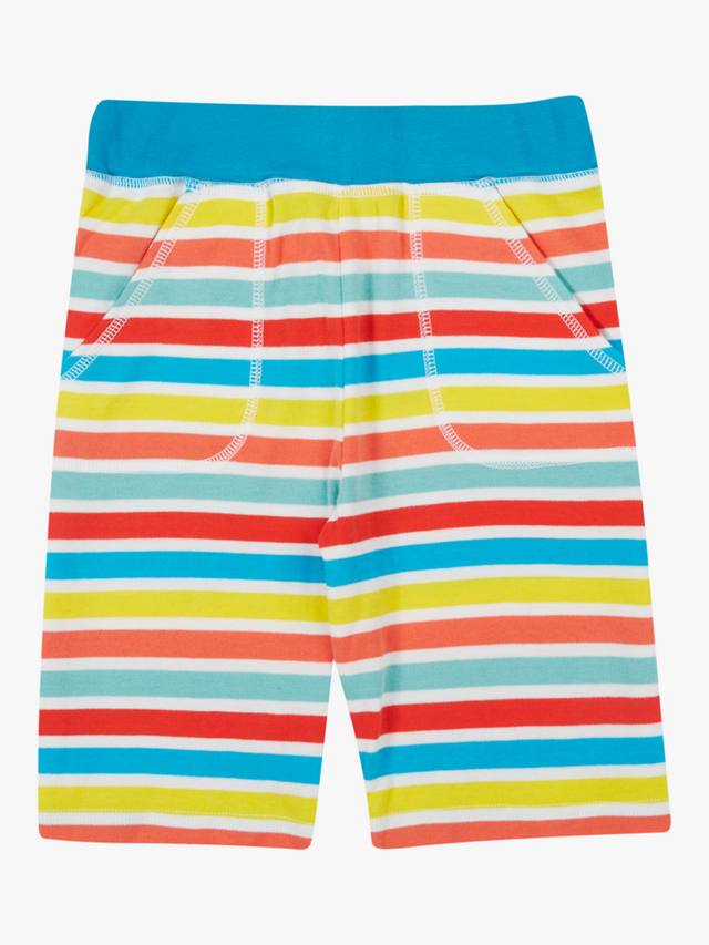 

Детские шорты из органического хлопка Sunny в полоску Frugi, Multi