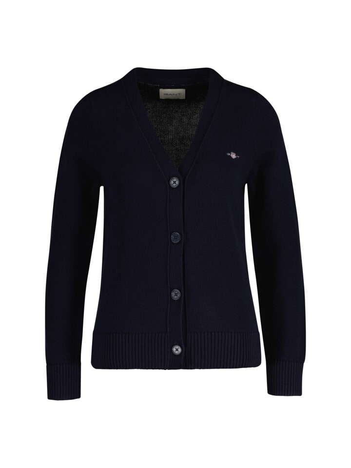 

Толстовка Gant Strickjacke, цвет Blau (Evening Blue)