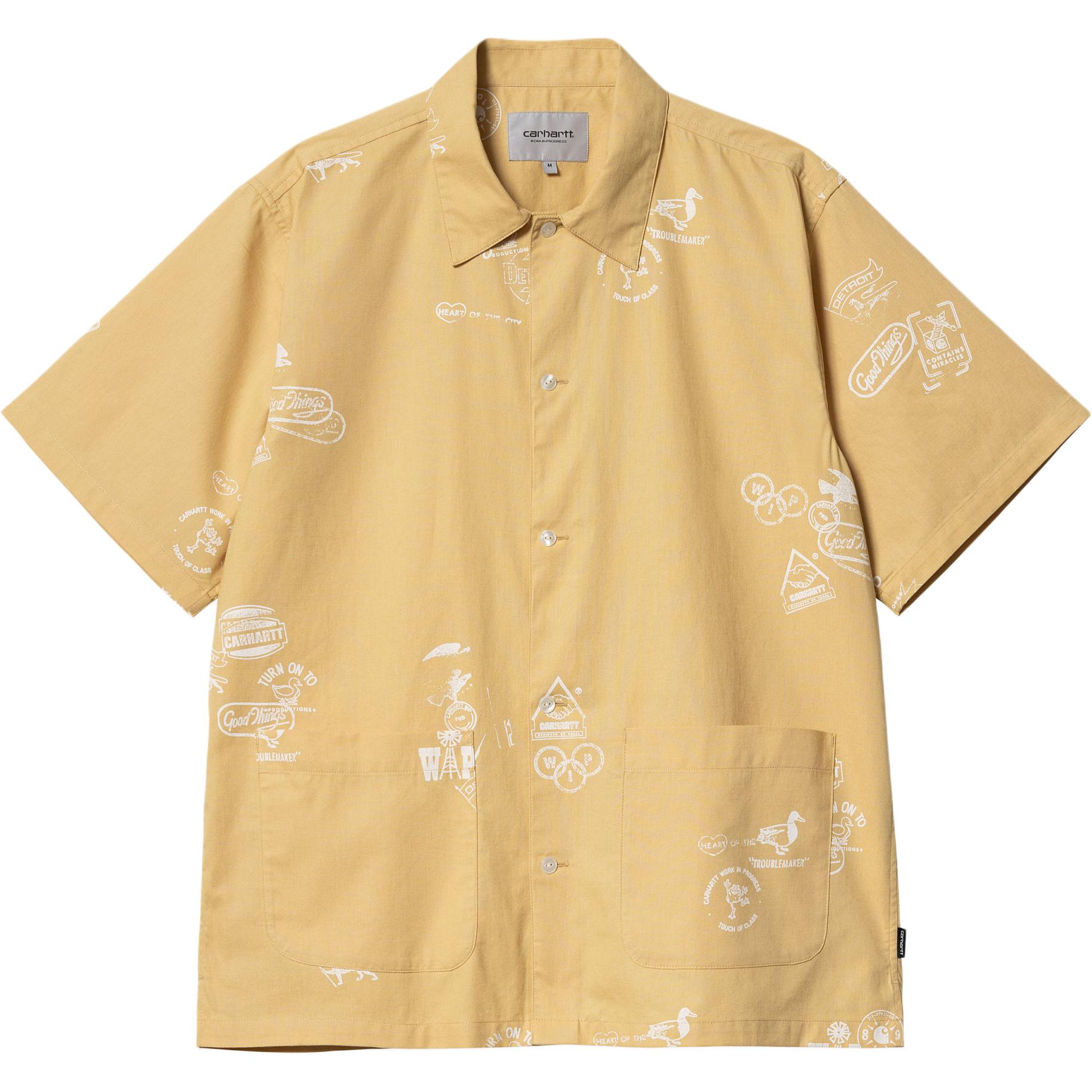 

Футболка Stamp с коротким рукавом Carhartt WIP, желтый