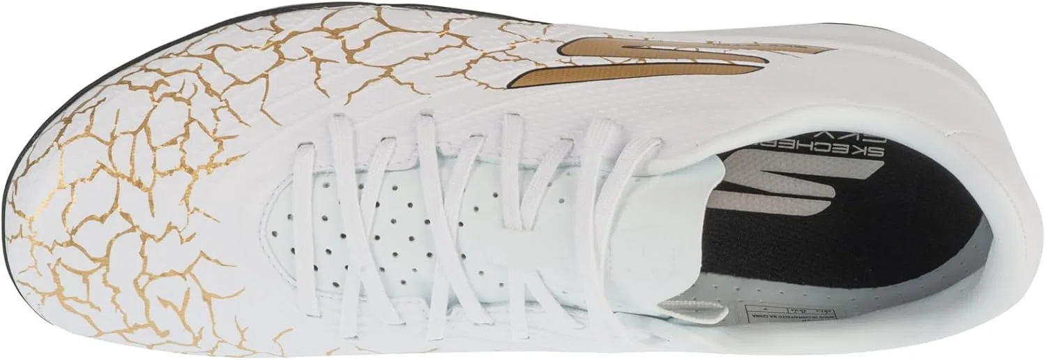 Мужские футбольные кроссовки Skechers для искусственного газона, White — фото 3