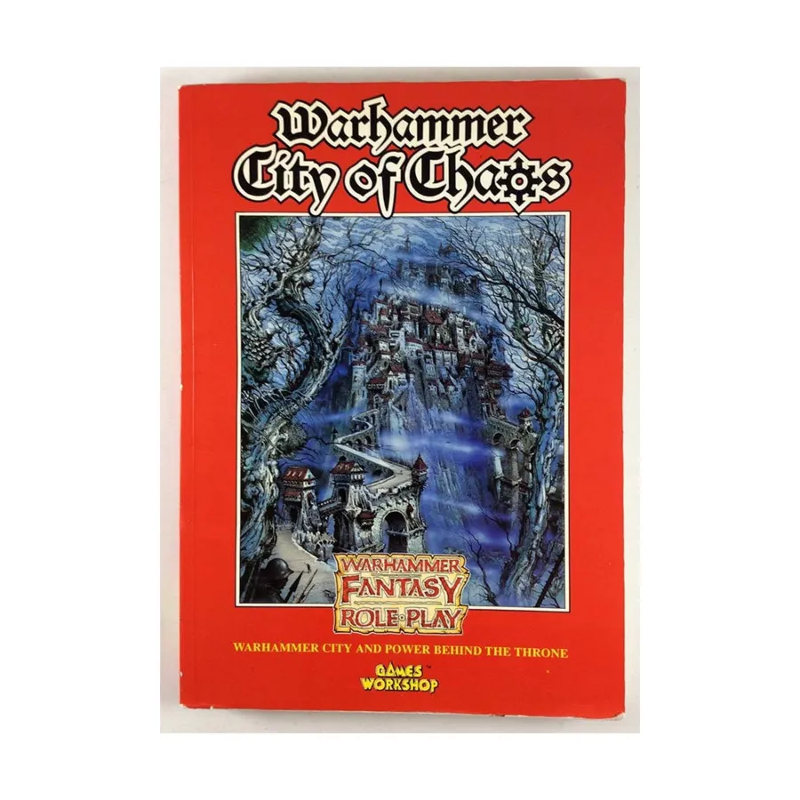 

Warhammer - City of Chaos (Red Cover), Warhammer Fantasy Roleplay (Games Workshop), мягкая обложка