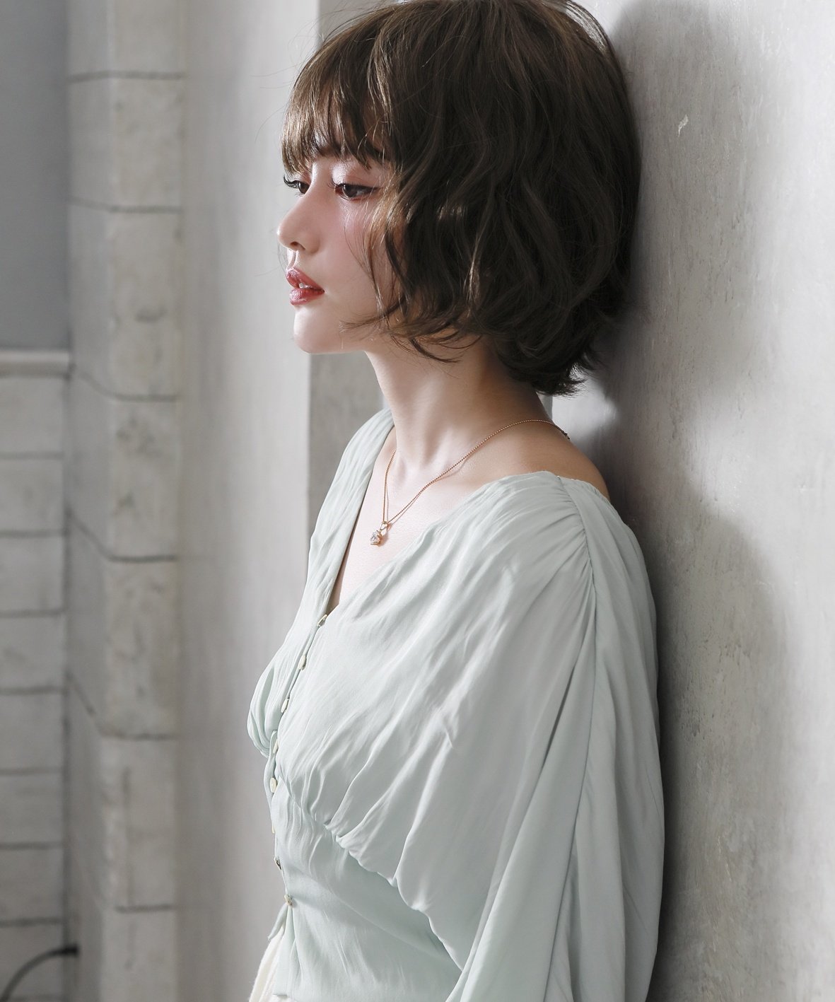 Парик Priscilla Lollipop Wave Bob A-705 Prisila, TCK/Heat-resistant Chocolate Black — фото 3