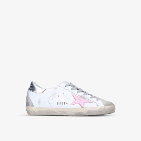 

Женские низкие кроссовки superstar 81482 из кожи и замши Golden Goose, белый
