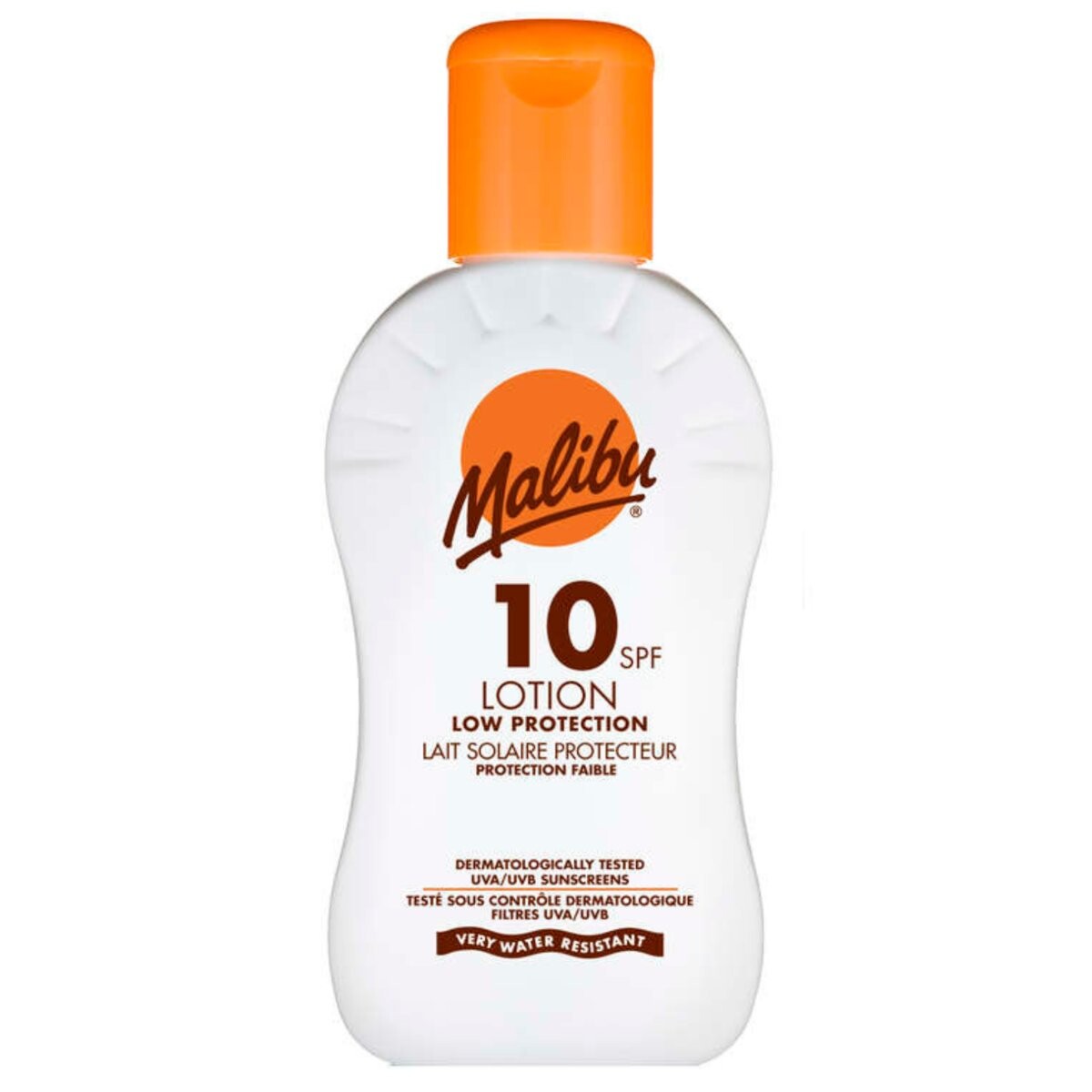 

Malibu, Защитный лосьон SPF10, водостойкий бальзам, 100 мл
