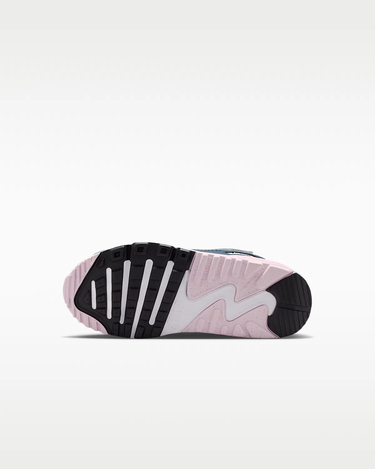 Детские кроссовки Nike Air Max 90 EasyOn, White/Pink Foam/Armory Navy/Wolf Grey — фото 2