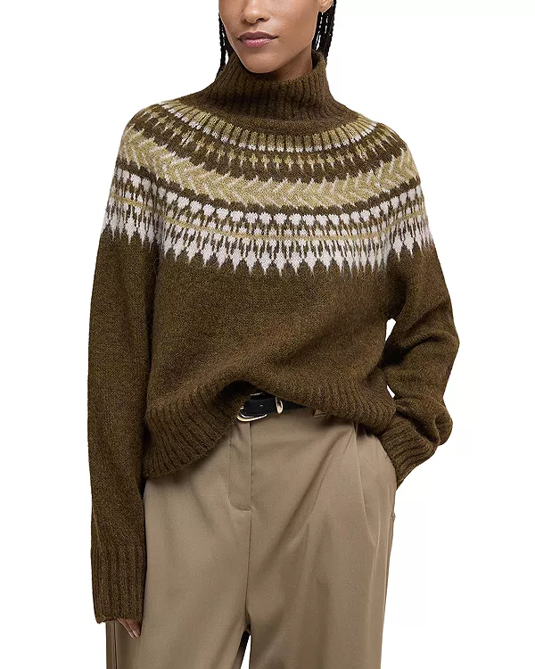 

Вязаный свитер Лорри Barbour, мультиколор