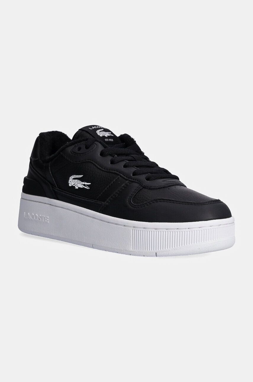 

Кожаные кроссовки Lacoste T-Clip Platform, черный