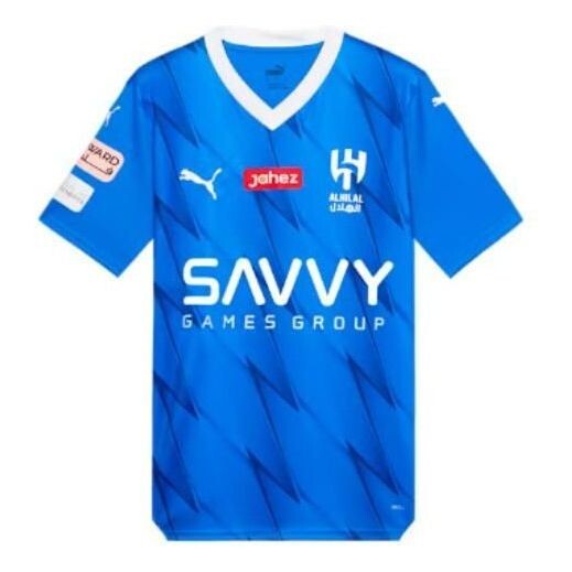 

Спортивная футболка al hilal 23/24 home replica jersey 'blue' Puma, синий