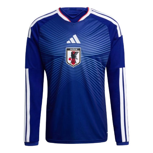 

Домашняя футболка с длинными рукавами Adidas Japan JFA 2026 World Cup 'Japan Blue Ash Blue'