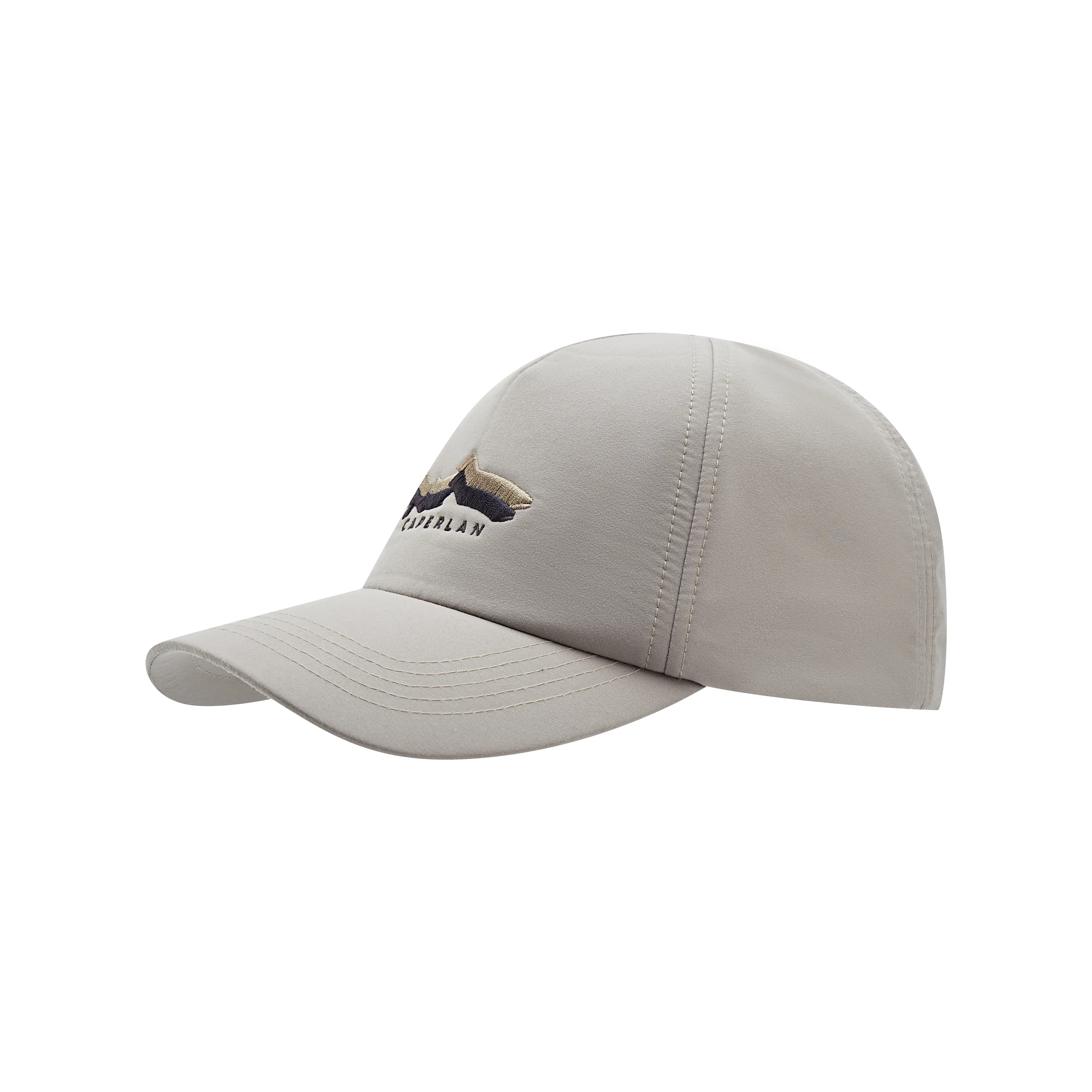 Бежевая унисекс рыбацкая кепка Caperlan Fishing cap FC 100 TR — фото 2