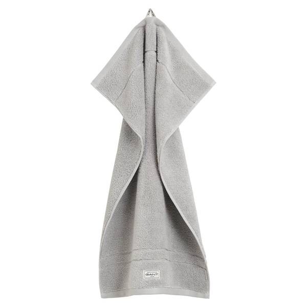 

Полотенце для рук GANT Premium Towel 1er Pack, 100x10x50 см, светло-серый