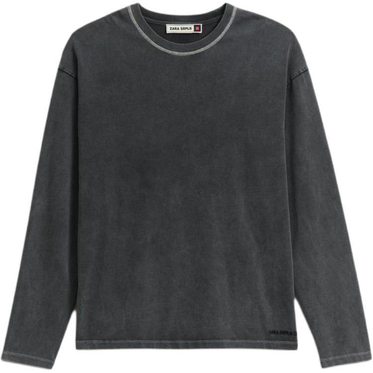 

Футболка мужская серии SRPLS серый цвет ZARA