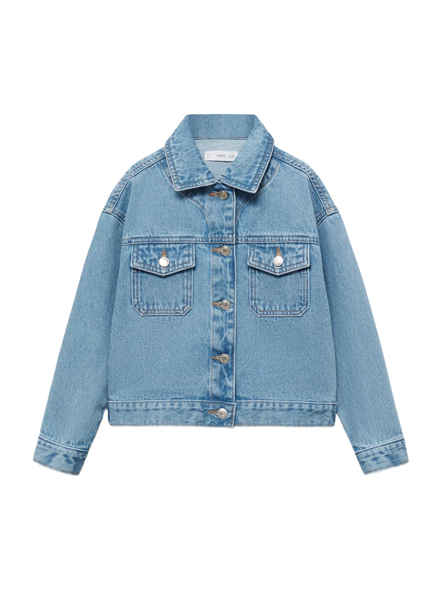 

Куртка межсезонная MANGO KIDS Alice, небесно-синий