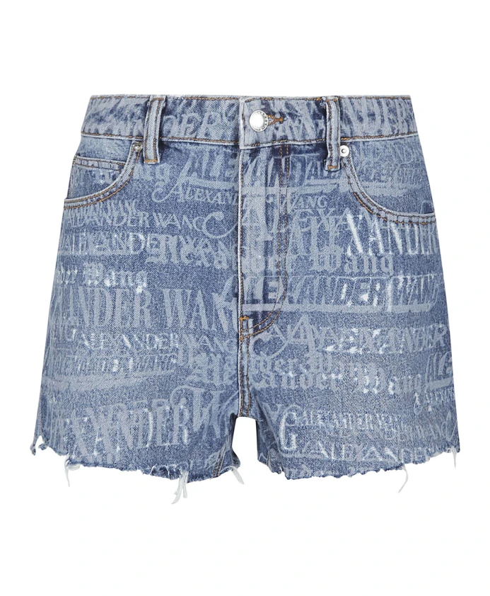 

Джинсовые шорты Alexander Wang, синий