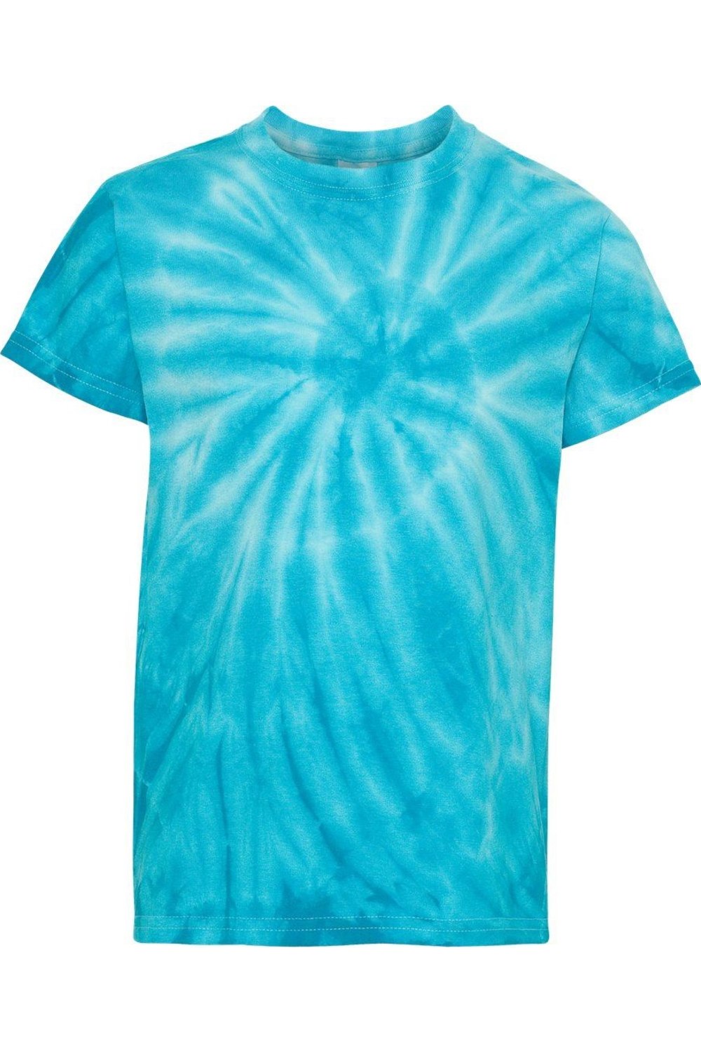 

Футболка Dyenomite Youth Cyclone Pinwheel Tie-Dyed, бирюзовый