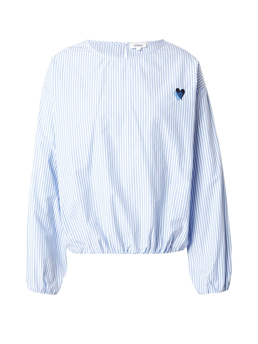 

Блузка s.Oliver, цвет Sky blue/White