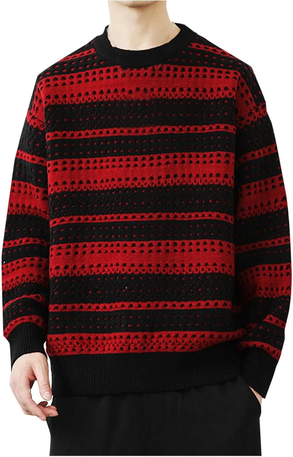 

Свитер мужской в полоску Vintage Crewneck Colorblock Cambkatl