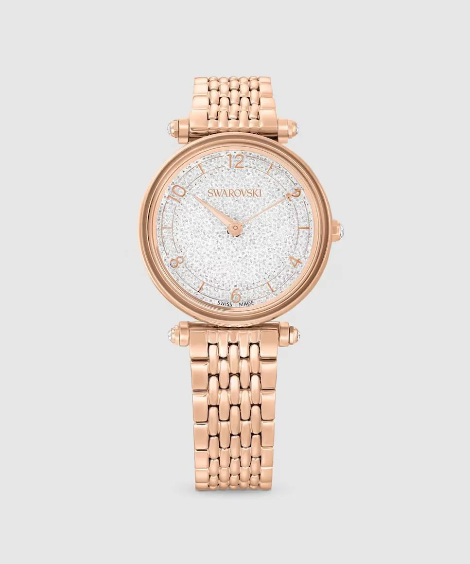 

Crystalline Wonder женские золотые часы из нержавеющей стали Swarovski, золотой