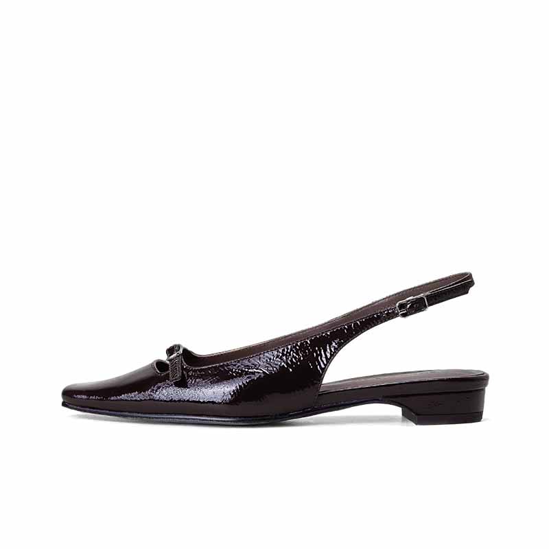 SHOEMAKER QUEEN Женские повседневные туфли-лодочки тёмно-коричневые, цвет Dark Brown
