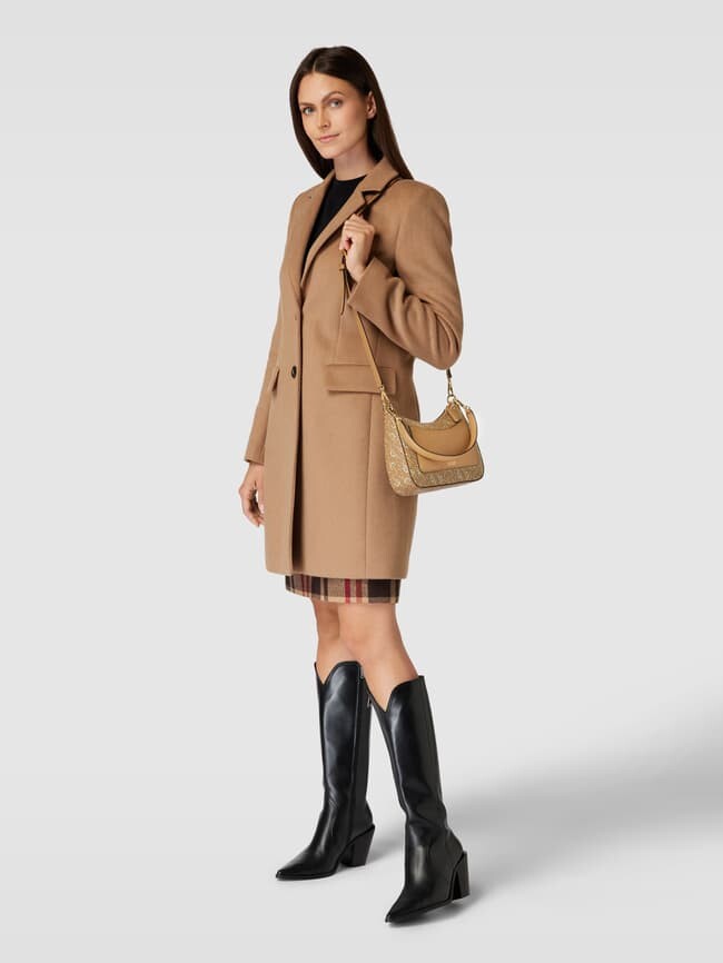 

Сумка через плечо с этикеткой, модель "DANNI" Lauren Ralph Lauren, серо-коричневый