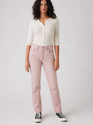 

501 Оригинальные женские джинсы Levi's, цвет Scraped Pale Mauve - Pink