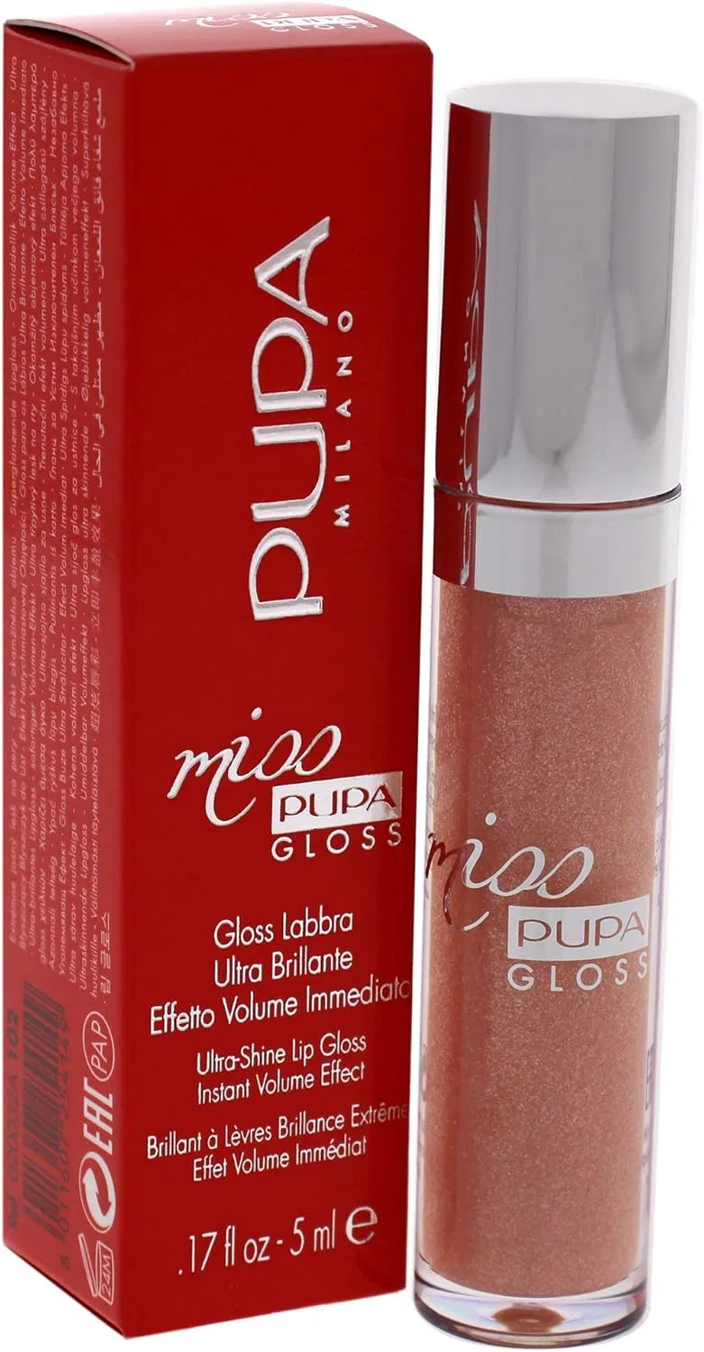 Блеск для губ Miss Pupa Gloss 102 Sexy Skin, PUPA, 1 шт, 0.01 кг — фото 3