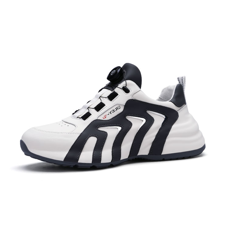 

Износостойкие амортизирующие кроссовки Mid-Top Chunky для мужчин U7, 1818858 белый серый