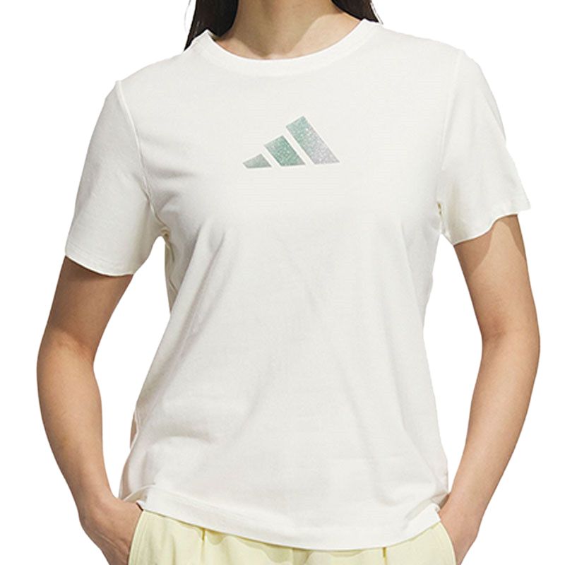 Adidas Футболка Sportlife женская ecru — фото 3