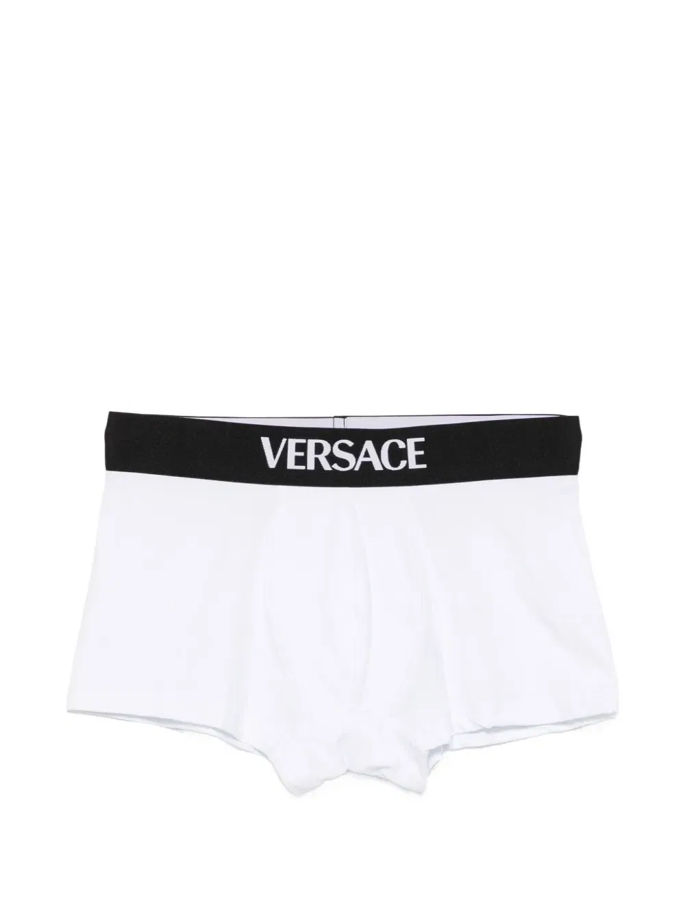 Трусы с логотипом на поясе (комплект из двух штук) VERSACE, белый