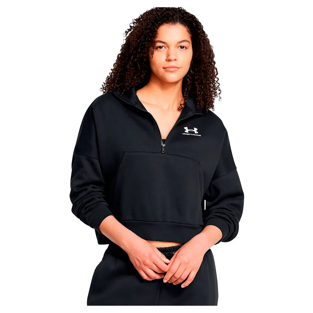 

Толстовка Under Armour Icon Fleece Oversized half zip, черный
