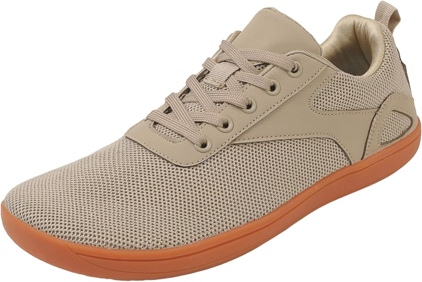 

Мужские кроссовки IWIHMIV для бега, мужские прогулочные кроссовки, противоскользящие, легкие кроссовки для тенниса, дышащие, удобные кроссовки, бежевый