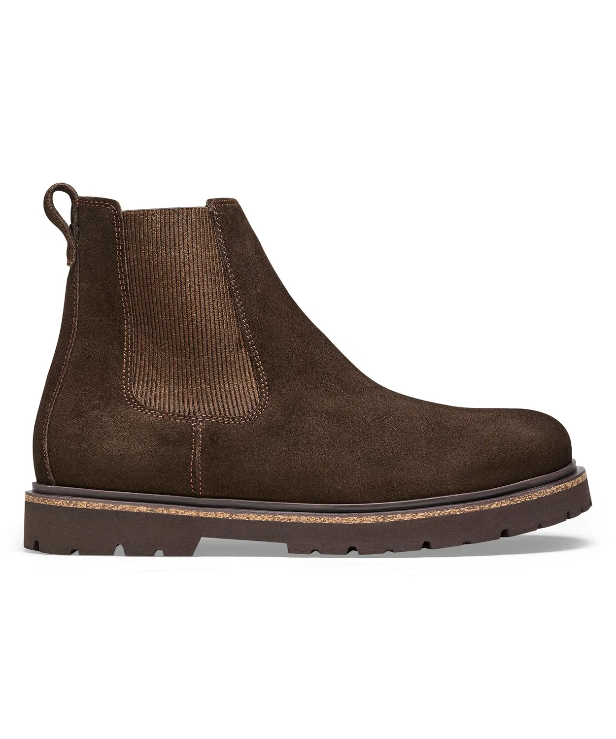 Полуботинки Highwood на шнуровке из замши, бренд Birkenstock, цвет мока — фото 3