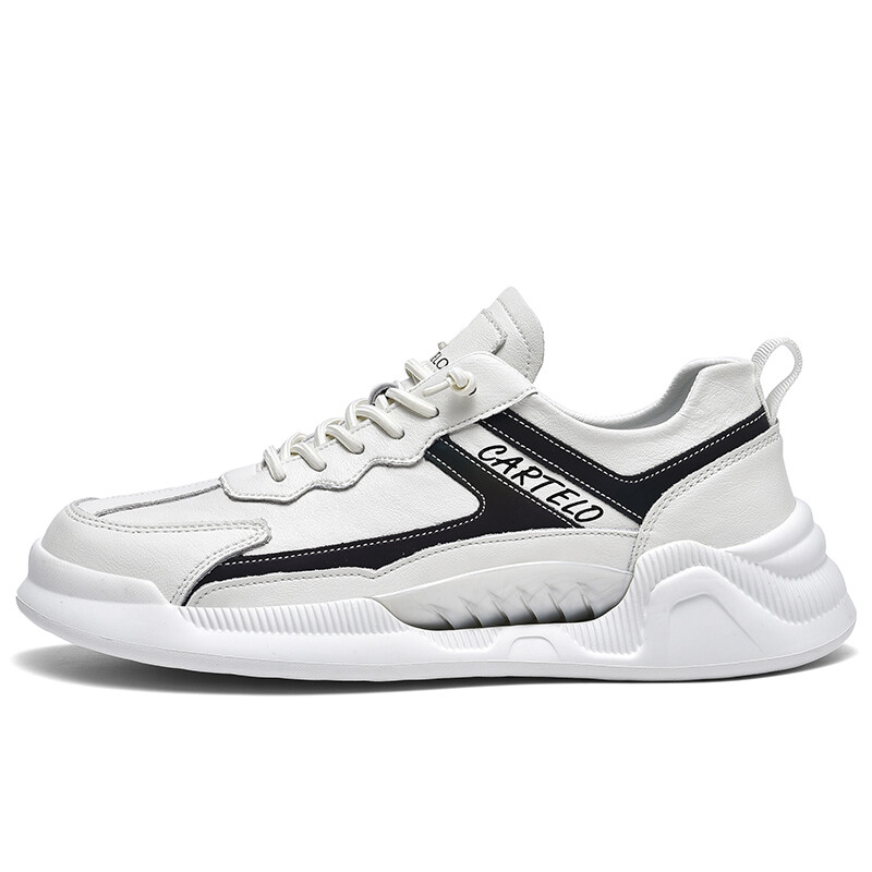 

Кроссовки CARTELO/Catilla crocodile Skateboarding Shoes Men Low-top, белый/серый