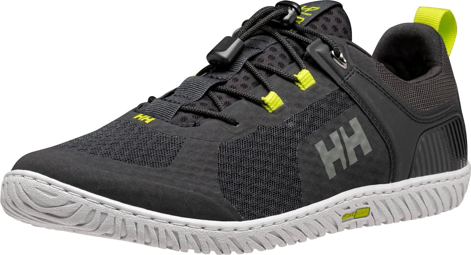 Мужские легкие дышащие кроссовки Helly-Hansen HP Foil V2 для парусного спорта и водных видов спорта Helly Hansen, 980 Ebony/Azid Lime — фото 4