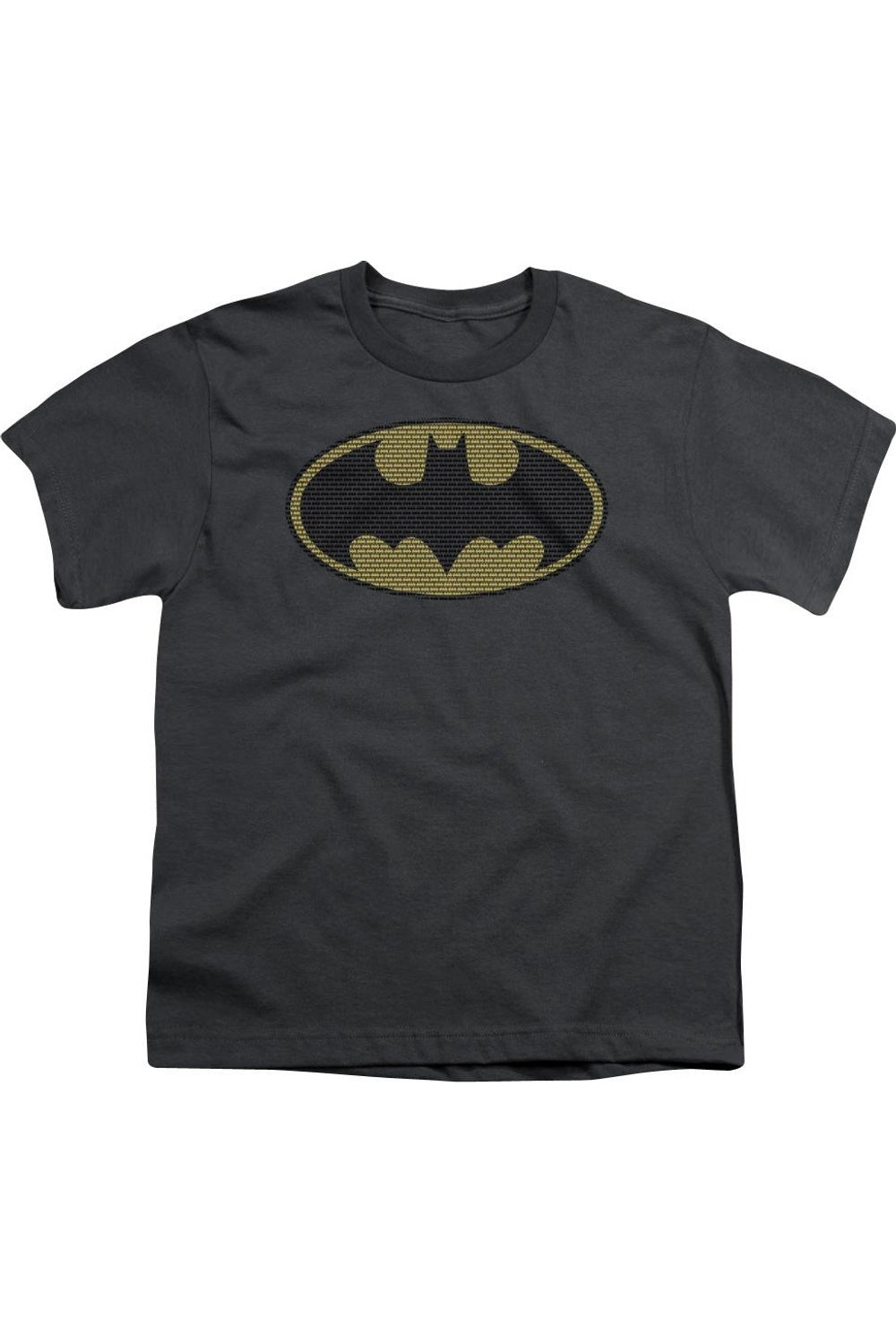 

Футболка с коротким рукавом для детей Batman с маленькими логотипами Gildan, Charcoal