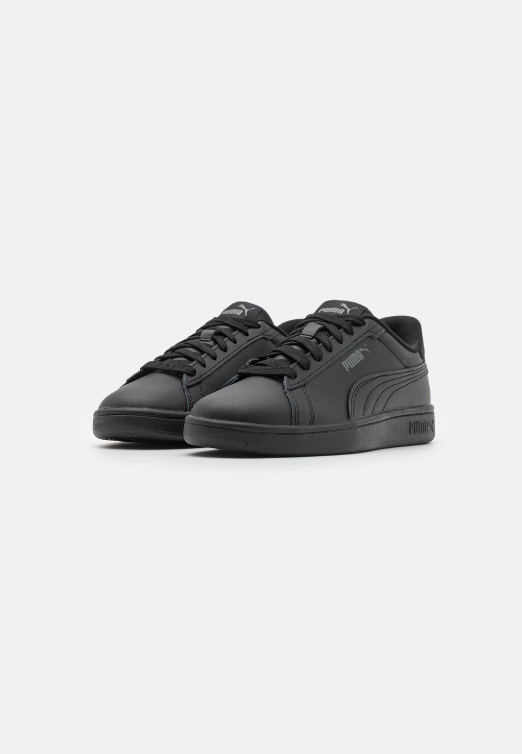 Низкие кеды Smash 3 0 L Jr Unisex Puma, цвет black/shadow gray — фото 2