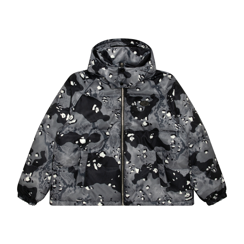 

Aape Камуфляжная куртка с капюшоном, Black BKG